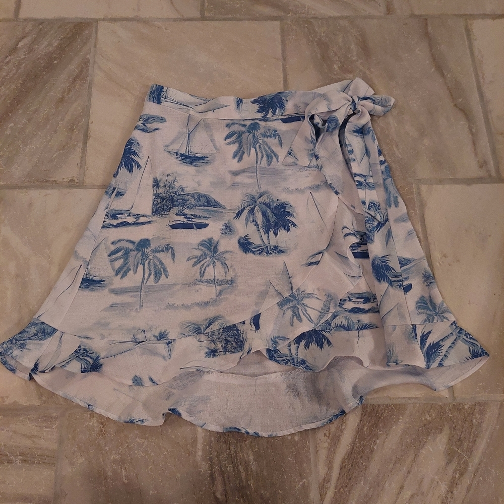Show Me Your Mumu Roam Ruffle Skirt size small